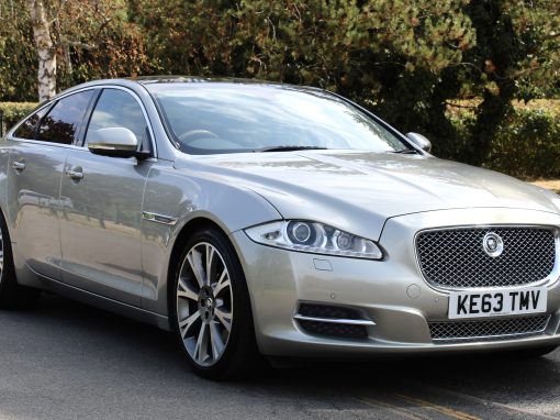 A Beautiful 2013/63 Jaguar XJ 3.0 V6 Supercharged Premium Luxury, Petrol with only 26000 Miles From New.